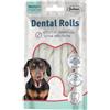 Bubimex - Dental+ Ossa bastoncini intrecciati all'alghe x10-13cm - Dolcetto dentale per cani - Arricchito in zinco - Anti-tartaro - Alito fresco