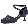Diamant - Donne Scarpe da Ballo 102-077-135 - Scamosciata/Mesh Navy Blu - 5 cm Flare [UK 4,5]