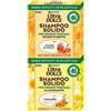 Garnier Ultra Dolce Shampoo Solido Ricostituente Tesori di Miele Capelli Fragili + Shampoo Solido Illuminante Camomilla e Olio di Calendula Biologico Capelli Chiari - 2 Shampoo Solidi da 60g