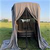 SA&MC Tenda per portellone posteriore, impermeabile, nera, portatile, per bicicletta, WC, doccia, dormire, spiaggia, nuoto, L: 1,5 m: 1,5 m: 1,5 m: 1,5 m: 2,3 m, 6 picchetti, 1,5 x 1,5 x 2,3 m
