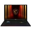 MSI RAIDER 18 HX AI A2XWIG-066IT 18" INTEL CORE ULTRA 9 285XH-RAM 64GB-SSD 4TB 2 x 2TB NVMe-NVIDIA GEFORCE RTX 5080 16GB-2.5G LAN-WIN 11 PROF NERO (9S7-182462-067)