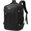 Dnqueen Zaino per Ryanair 40x20x25 Zaino da Viaggio Aereo Bagaglio a Mano 20L Piccolo Borsa da Cabina per Voli Zaino Uomo Donna,14 Pollici Zaino Porta PC con Caricatore USB per Scuola Trekking Lavoro Nero