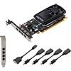 PNY NVIDIA Quadro P1000 - Schede grafiche - Quadro P1000-4 GB