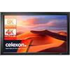 celexon 135 pollici celexon HomeCinema 16:9 | 300 x 169 cm nero | 8K 4K Full HD 3D | Schermo di proiezione durevole con piano superiore per il vostro ufficio o home theater | da parete