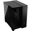 CORSAIR 6500X Mid-Tower ATX Case per PC a Doppia Camera - Vetro Temperato Panoramico - Compatibile con Scheda Madre a Connessione Inversa - Nessuna Ventola Inclusa - Nero
