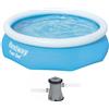 Bestway Fast Set 57270 - Piscina gonfiabile + Pompa filtro 16 W
