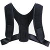 Quatzer busto correttore posturale - Cintura lombare regolabile per mantenere le spalle dritte - Sostiene la colonna vertebrale, cifosi, collo - Sacca in dotazione+Ebook+fascia elastica, nero