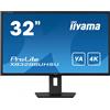 IIYAMA Monitor iiyama ProLite XB3288UHSU-B5 31'' UltraHD/4K VA HDMI DisplayPort LED Nero