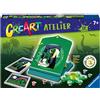 Ravensburger - Il Mio Fantastico Atelier CreArt, Set con Cavalletto Tema Dinosauri, Dipingere con i Numeri, Gioco Creativo Bambini 7+ Anni