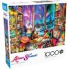 Buffalo Games Aimee Stewart - Angolo di lettura invernale - Puzzle da 1000 pezzi per adulti - Puzzle stimolante perfetto per le serate di gioco - Dimensione finita: 68 x 50 cm
