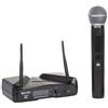 Proel EIKON WM300M - Radiomicrofono UHF Wireless Professionale con ricevitore + trasmettitore palmare con Interruttore On/Off, Nero (EIKON WM300M)