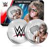 FANTASY CLUB The Ultimate Warrior WWE 32 mm Moneta da collezione ufficiale - Omaggio al Guerriero Definitivo e Simbolo degli anni '90 - Edizione Limitata per Fan e Collezionisti