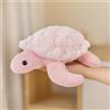 Herfair Tartarughe di peluche, peluche a forma di tartaruga, giocattolo morbido, regalo per bambini (28 cm, rosa)