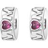 YUMINN Love Mom Clip x2 Charms Argento 925 Sterling per Bracciali e Collane Perline Pendenti Regali di Gioielleria per le Donne