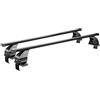 DRIVE FREE Barre portatutto Omega in acciaio compatibile con ALFA ROMEO Giulietta 5 porte anno dal 2010 in poi con tetto liscio