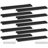 Ndjiloik 10 Pezzi Maniglie per Mobili Moderni150MM,Maniglie Armadio Nascoste per Armadietti Lega di Alluminio Maniglie, Cucina, Cassetti, Armadi,Scarpiere