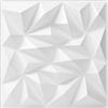 Grace Baltic - 30 pannelli da parete 3D in PVC ad alta rigidità, 30 x 30 cm, impermeabili, resistenti al calore, inodori, pannelli da parete 3D, pannelli da parete (‎Cristallo Bianco)