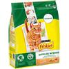 Friskies Purina Interno Gatto con Verdure - 3 kg Cibo per Gatti, Secco, 3 kg (Paquete de 1), 3000 unità