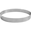 GOBEL - Cerchio per torta perforato - Cerchio per pasticceria perforato - INOX - Ø 20 cm - Altezza 3,5 cm - Qualità professionale - Made in France, Silver