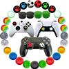 Cabuas 30 pz Joystick Grip per controller Ps5 Ps4 Silicone Manopole per pollice Tappi Copertura Bastone Analogico per Playstation 5, Playstation 4 Controller, Xbox 360, Xbox One Controller