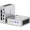 GMKtec K8 Gaming Mini PC Dual LAN 2.5Gbps AMD Ryzen 7 8845HS Desktop Computer, 32GB DDR5 4800MHz Dual Channel (16GB *2) 1TB PCIe4.0 2280 NVME SSD, USB4.0, HDMI, DP, USB-C, WiFi 6E, BT 5.2, Micro PC