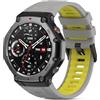 SenMore Cinturino Compatibile con Amazfit T-Rex 3, Ajustable Sportivo in Morbido Silicone Cinturino per Amazfit T-Rex 3.(No host)
