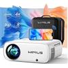 WiMiUS Proiettore 1080P Nativo Full HD Videoproiettore Wifi 5G Bluetooth Proiettore Portatile con Zoom Keystone WiMiUS Proiettori 4K Support per Smartphone/PC