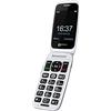 Geemarc CL8700-4G - Telefono cellulare amplificato a conchiglia con tasti grandi, funzione SOS e pulsanti di memoria one-touch, compatibile con Bluetooth e apparecchi acustici, per non udenti,