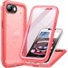 Cozycase Cover TOP Antiurto IP68 Impermeabile Per iPhone 16e 17e Militare Resistente 360 Integrale Subacquea Antipolvere Rugged Custodia Mare Anti Urto Doppia Waterproof Case Per iPhone 16e 17e, Rosa