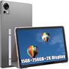 DOOGEE T20 Tablet, 15GB RAM + 256GB ROM (TF 1TB) Octa-Core, Batteria 8300mAh, 10.4 2K Full Screen Pollici, Dual 4G LTE/SIM, Fotocamera 16MP+8MP, Android 12, GPS/Face ID/OTG Nero