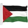 G128 | Palestina Palestina Bandiera 3x5 FT 150D Stampata, 150D Interno/Esterno, Colori vivaci, Occhielli in ottone, Molto più spessi e più durevoli del poliestere 100D 75D