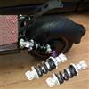 Tissting Ammortizzatore Posteriore ATV, Ammortizzatore Regolabile in Lega di Alluminio 125mm con Installazione Facile per Scooter Go-Kart ATV