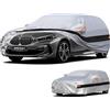 Holthly 10 strati Telo Copriauto per BMW Serie 1 F20/F21/F52/F40/F70/E87/E82/E81/E87/E88(2004-2025),100% copertura auto impermeabile,Telo Copri Auto per Esterno.
