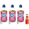 San Pellegrino 3x RIO Bum Bum Pavimenti, detergente per pavimenti con alcool, profumo di frutti di bosco, 1000ml + 1x Gingerino Recoaro Aperitivo Italiano 10cl IN OMAGGIO