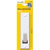 Schellenberg 53602 Placca tapparelle avvolgibili STANDARD Maxi: 23 mm di larghezza del nastro, piastra tapparella con spaziatura dei fori 18,5 cm, bianco