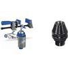 Dremel 2500 Complemento Morsa Multi-Vise 3-in-1- Morsa fissa, Morsetto non Integrato e Supporto Utensile & 4486 Mandrino Autoserrante da 0.8 mm a 3.2 mm, Multi Cambio Rapido Mandrino