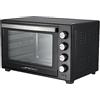 Jago® Fornetto Elettrico - 60 litri, 2000 W, Ventilato, con Timer, Doppio Vetro, Accessori, Portatile, Nero - Piccolo Forno Elettrico, Fornetti Elettrici, da Cucinare, Piccoli Forni, Mini