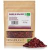 FRISAFRAN | Bacche di Goji Bio 200g | bacche di goji disidratate | Bacche secche | Antiossidanti | Spuntino salutare | Essiccate al sol | Frullati | Senza zuccheri aggiunti | Frutti interi | no zolfo
