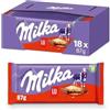Milka LU Biscotti al Cioccolato, 87g, Confezione da 18 Pezzi