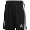 Adidas Juventus Home Pantaloncino da Calcio, Uomo, Nero/Bianco, M