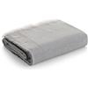 GAMUSI Copridivano 3 posti Multiuso 135/150 cm Jarapa Foulard Copridivano di cotone Liscio 230x280 cm Grigio Chiaro