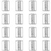 SUPERFINDINGS 16 Set Lega Reggiseno Fibbie 19x13.5mm Cucito su Vestiti Reggiseno Clip Gancio Strass Lingerie Chiusura Frontale per Costume da Bagno Vestiti