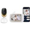 Motorola Nursery VM85 Connect Baby Monitor con telecamera - Wi-Fi e app mobile, display da 5, visione notturna, panoramica/inclinazione, conversazione bidirezionale, ninne nanne