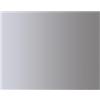 Negrari, Specchio filolucido 4mm per lavanderia, Antigraffio, Ganci verticali e orizzontali, 60L x 45H, Profilo bianco