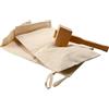 surebuy 2pcs Ice Crush Bag Lewis Bag Borsa di tela Borsa di ghiaccio riutilizzabile Borsa di tela con martello di legno per estate Bartender Kit & Bar Strumenti Accessori da cucina