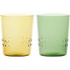 THUN Bicchiere Pasqua, vetro borosilicato, Collezione Giardino di Primavera, 500 ml