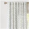 Lush Decor Doreen - Coppia di tende da finestra con motivo floreale, 132 x 213 cm, colore: blu