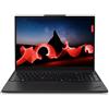 Lenovo ThinkPad T16 Gen 3 Intel Core Ultra 7 155U Computer portatile 40,6 cm (16") WUXGA 32 GB DDR5-SDRAM 1 TB SSD Wi-Fi 6E (802.11ax) Windows 11 Pro Nero