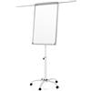 Jago® Lavagna a Fogli Mobili - con Ruote, 60 x 90 cm, Altezza Regolabile, 2 Bracci Estensibili, con Pennarelli, Magneti, Spugna - Lavagna Portablocco, Flipchart, Bacheca Magnetica