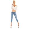 Zeralda Fashion Jeans da donna a vita bassa, jeans skinny Slim Fit Stretch Denim XS-XL, Blu-8201, XS